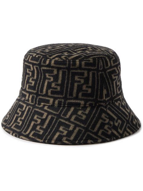 fendi wool bucket hat|fendi fuzzy bucket hat.